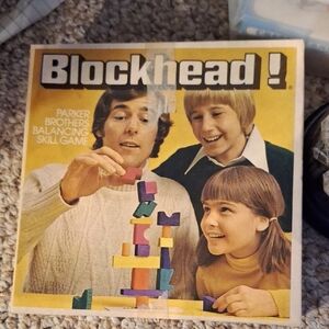 Vintage Blockhead! Parker Brothers Balancing Skill Game